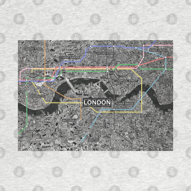 London Subway underground map by ol1ie